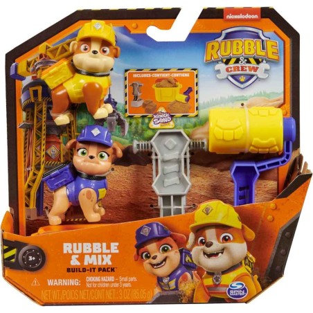 Figuras Pack 2 Rubble y Mix Paw Patrol