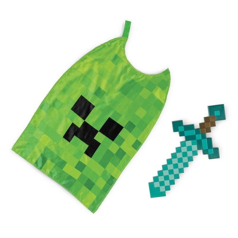 Disfraz accesorio Minecraft Espada Capa