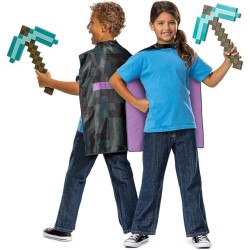 Disfraz Accesorio Minecraft Pico Y Capa