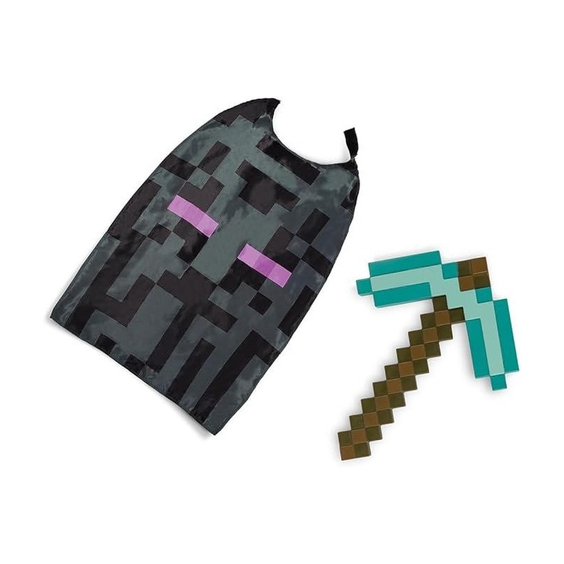 Disfraz Accesorio Minecraft Pico Y Capa