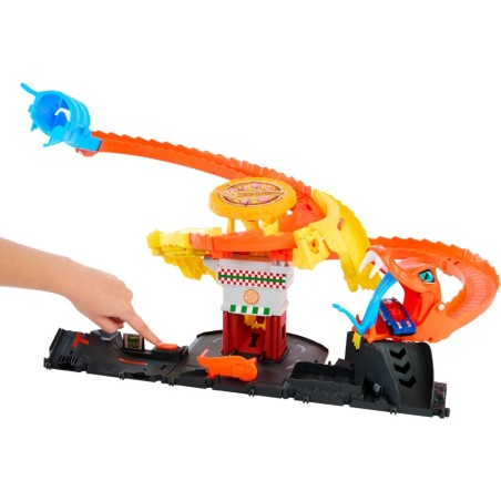 Hot Wheels City Ataque Pizza Slam Cobra