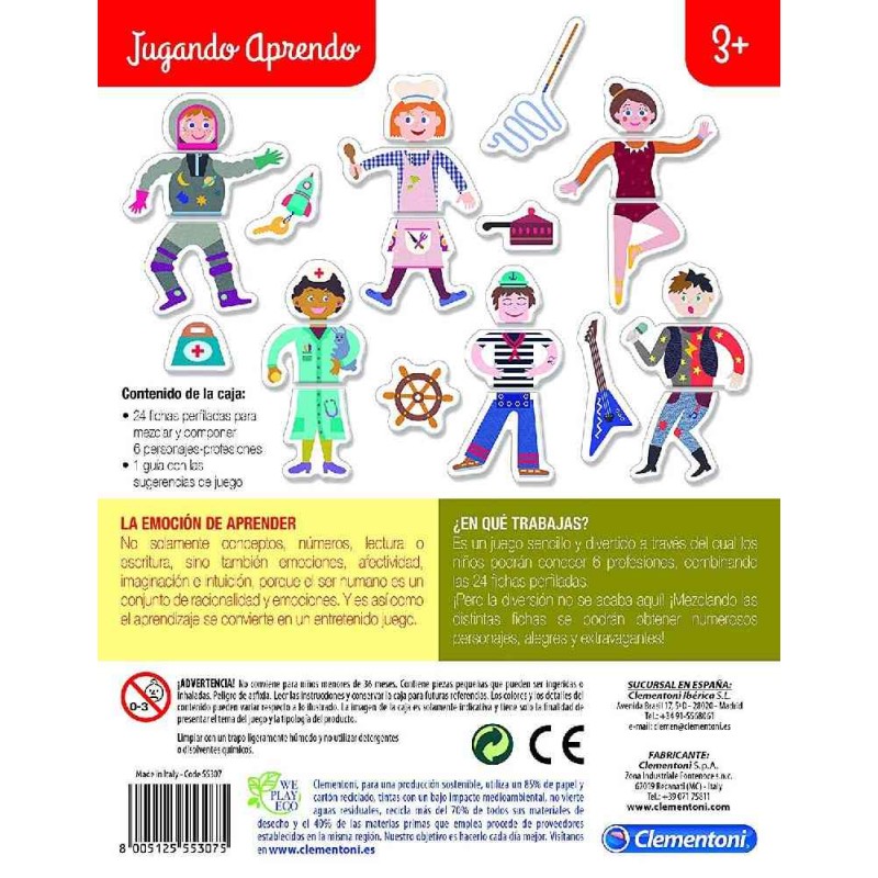 JUGANDO APRENDO ¿EN QUE TRABAJAS? +2 AÑO