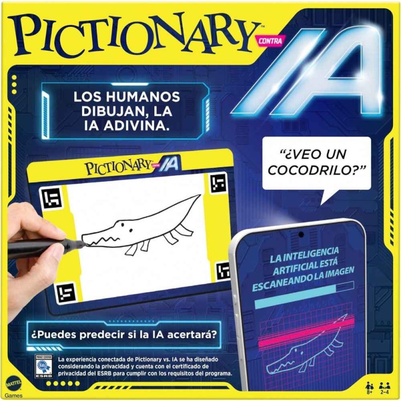 Pictionary vs AI juego de mesa