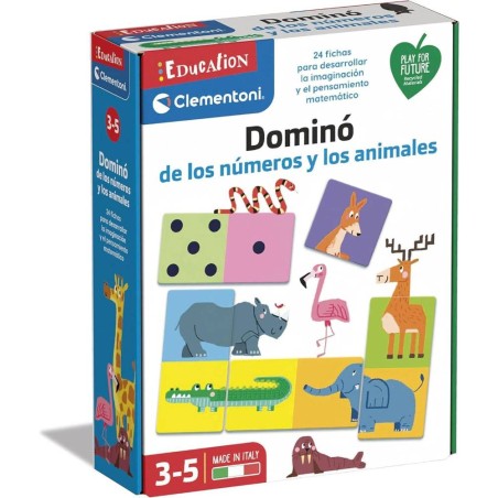 Dominó de los números y los animales