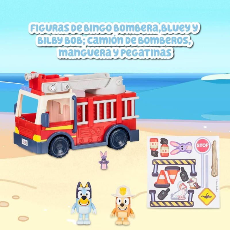 Bluey - Firetruck camion bomberos