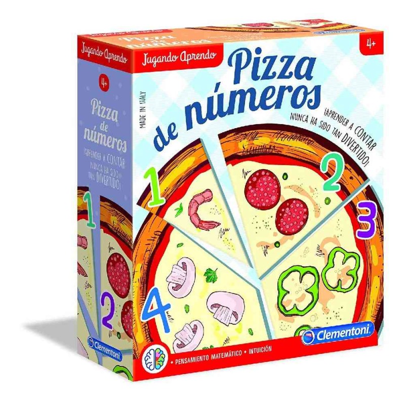 PIZZA DE NUMEROS APRENDO LOS NUMEROS +4 