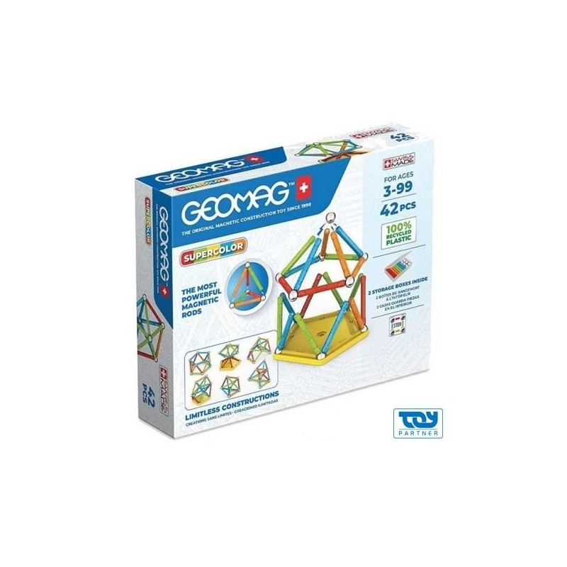 Geomag Green Super color Panels 42 pz