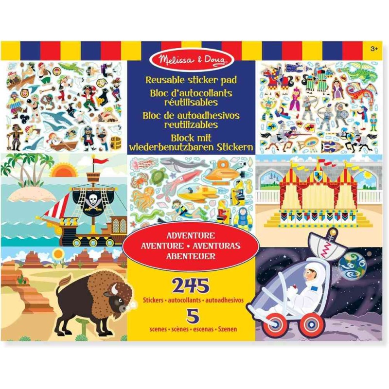 Melissa & Doug Álbum de Pegatinas Reutil