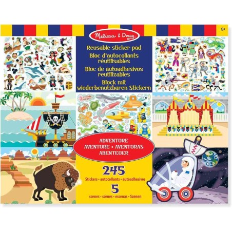 Melissa & Doug Álbum de Pegatinas Reutil