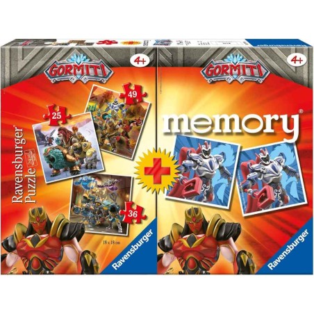 MULTIPACK MEMORY+3 PUZZLES GORMITI 20519
