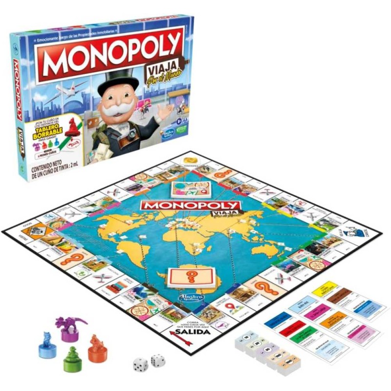 MONOPOLY VIAJA POR EL MUNDO F4007 HASBRO
