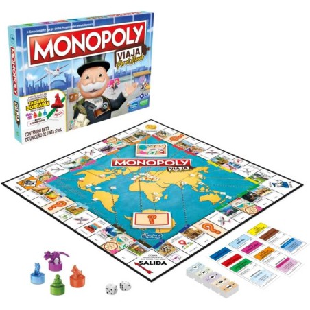 MONOPOLY VIAJA POR EL MUNDO F4007 HASBRO