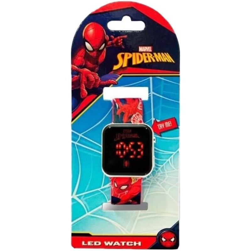 RELOJ LED SPIDERMAN