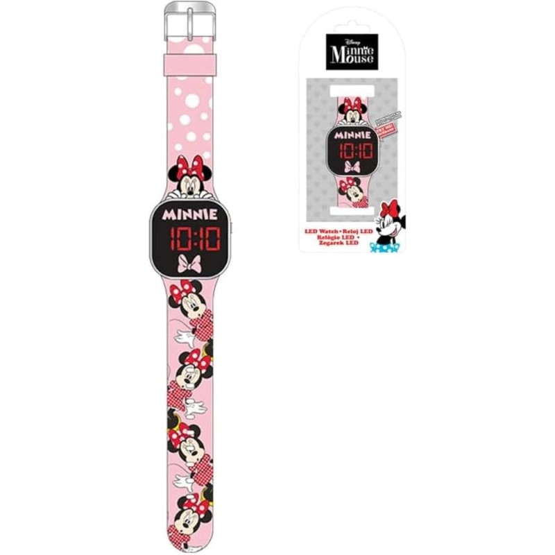RELOJ LED MINNIE