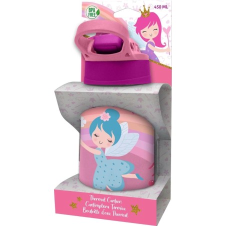 Cantimplora Fairy Princess Acero Inoxida