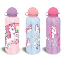 BOTELLA ALUMINIO UNICORNIO 500M