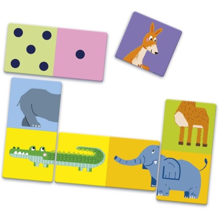 Dominó de los números y los animales
