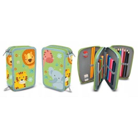 ESTUCHE 3 CREMALLERAS IN TO THE JUNGLE