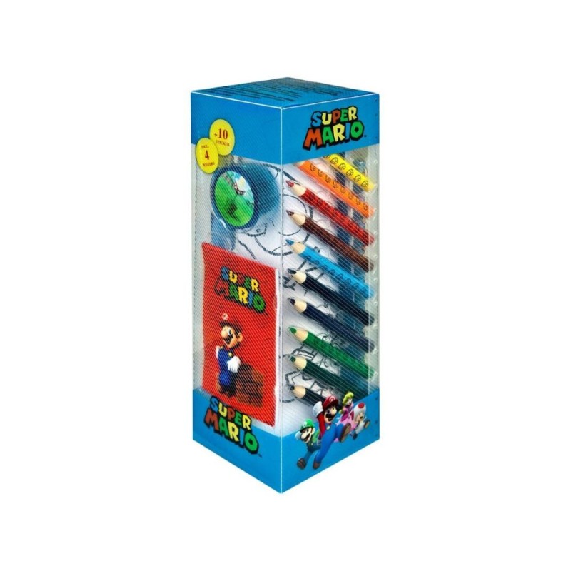 Set de papelería Super Mario Bros, 35 pi