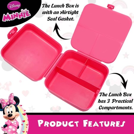 SANDWICHERA CON COMPARTIMENTOS MINNIE