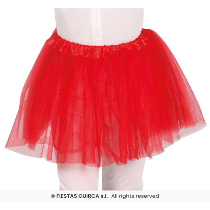 TUTU INFANTIL ROJO 30 CMS