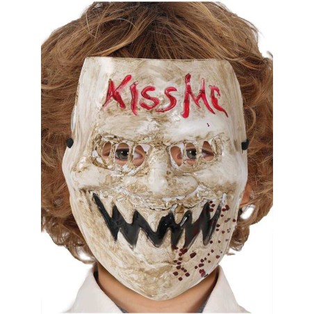 MASCARA "KISS ME", PVC, INFANTIL
