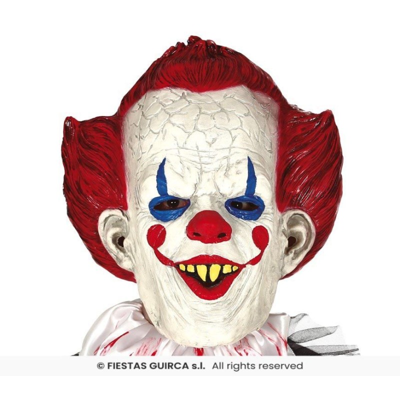MASCARA PAYASO SINIESTRO LATEX