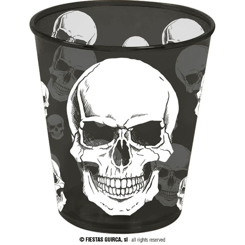 VASO CALAVERA 9X10 CMS., PLASTICO