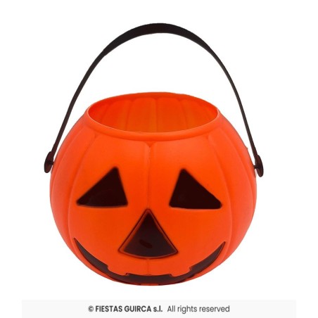 CALABAZA CESTO, NARANJA, 15 CMS.
