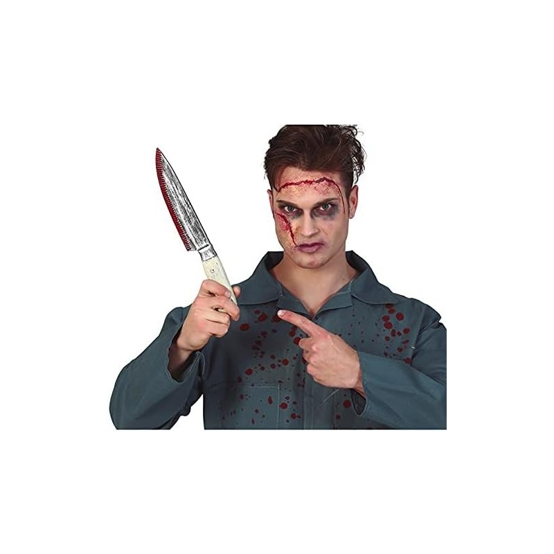 CUCHILLO COCINA CON SANGRE 33 CMS.