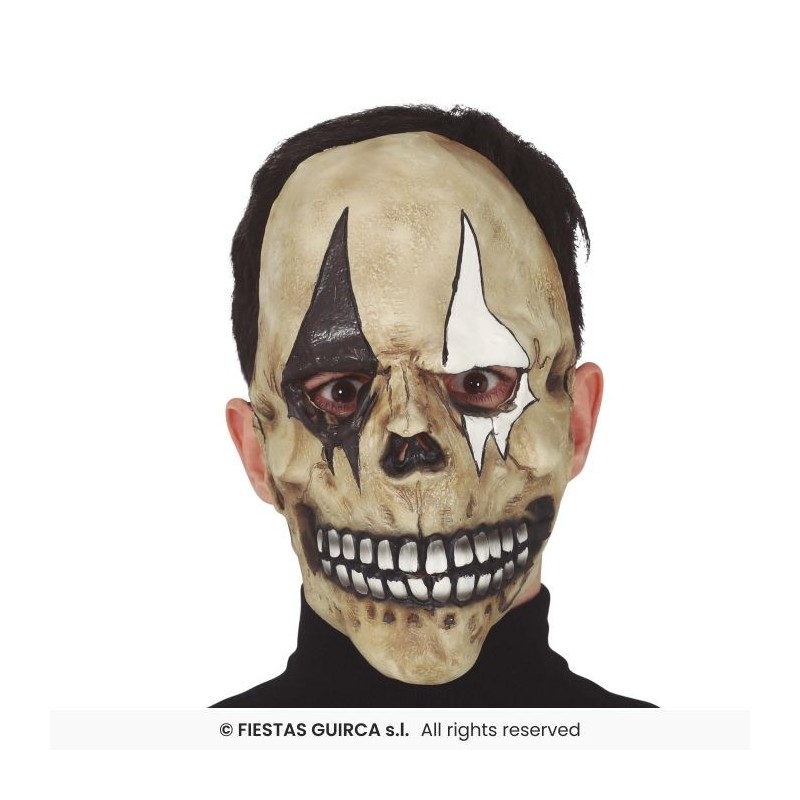 MASCARA CALAVERA ARLEQUIN LATEX