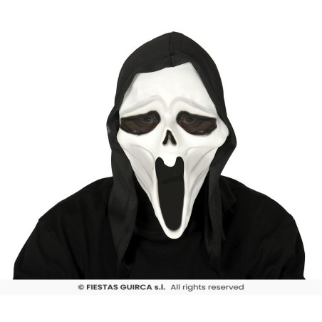 MASCARA ASESINO CON CAPUCHA VINILO
