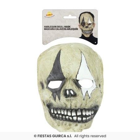 MASCARA CALAVERA ARLEQUIN LATEX