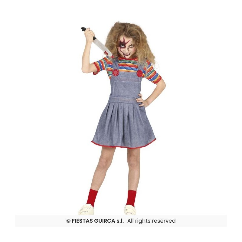 DISFRAZ MUñECA CHUCKY 7-9 Años