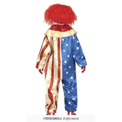 DISFRAZ PAYASO PATRIOT CLOWN 7-9 Años 2