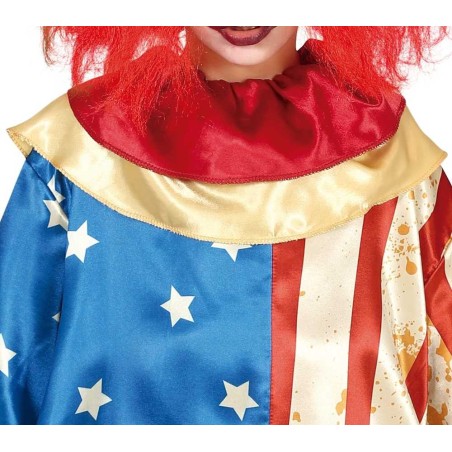 DISFRAZ PAYASO PATRIOT CLOWN 10-12 Años