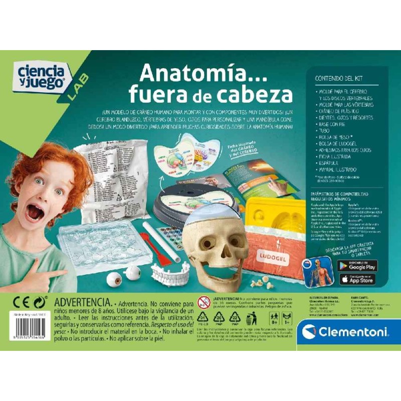 JUEGO EDUCATIVO ANATOMIA - FUERA DE CABE