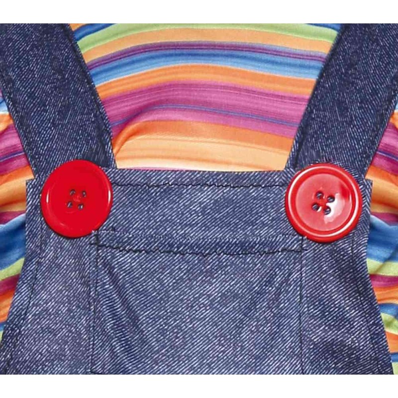 DISFRAZ BABY DAD DOLL CHUCKY 2-3 AÑOS