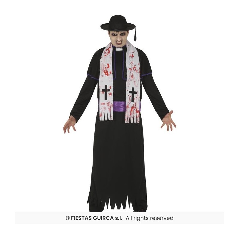 DISFRAZ CURA ZOMBIE PRIEST 52-54 (L)