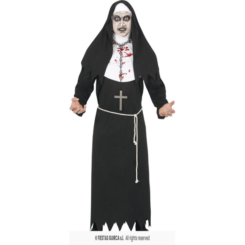 DISFRAZ MONJA SANGRIENTA HOMBRE (M)
