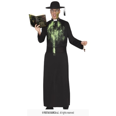 DISFRAZ CURA EXORCISTA ZOMBIE (L)