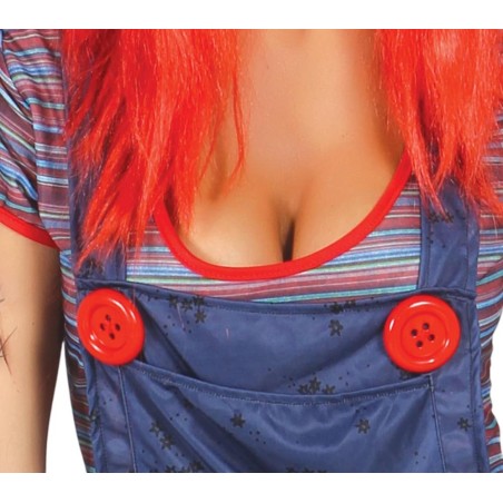 DISFRAZ CHUCKY MUJER RAG DOLL (L)