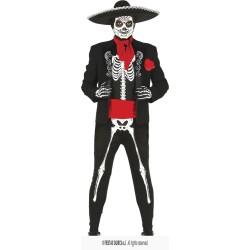DISFRAZ MEXICANO ESQUELETO MARIACHI (L)