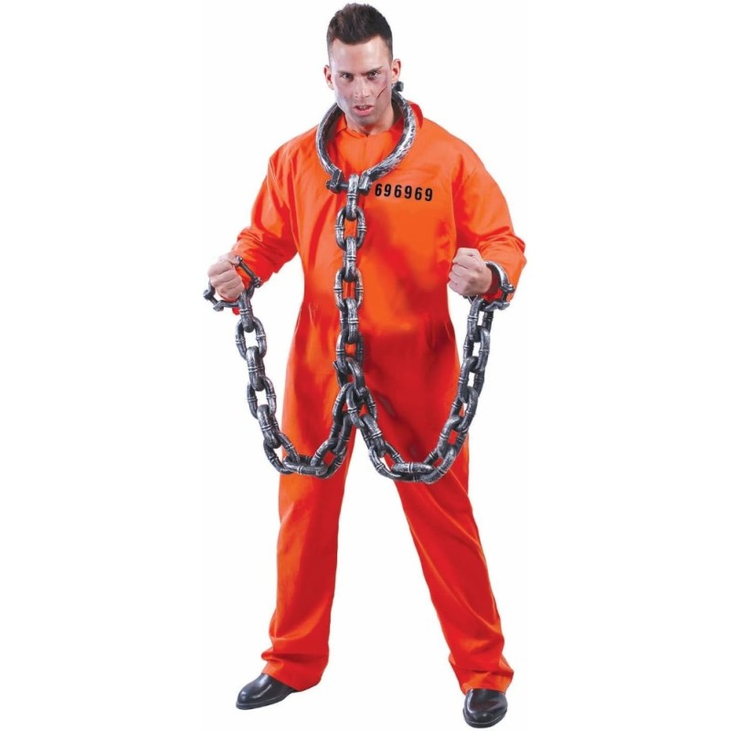 DISFRAZ CONVICTO PRESO NARANJA (M)