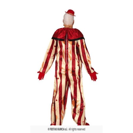 DISFRAZ PAYASO ASESINO STRIPED (L)