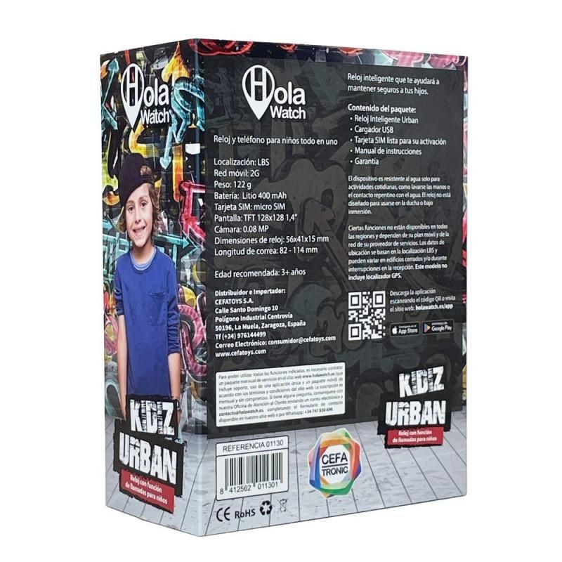 Reloj Inteligente Hola Watch "Urban" Bla