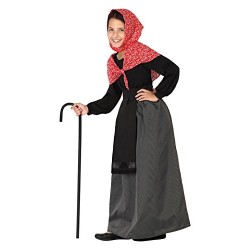 DISFRAZ VIEJA CASTAÑERA 3-4 AÑOS