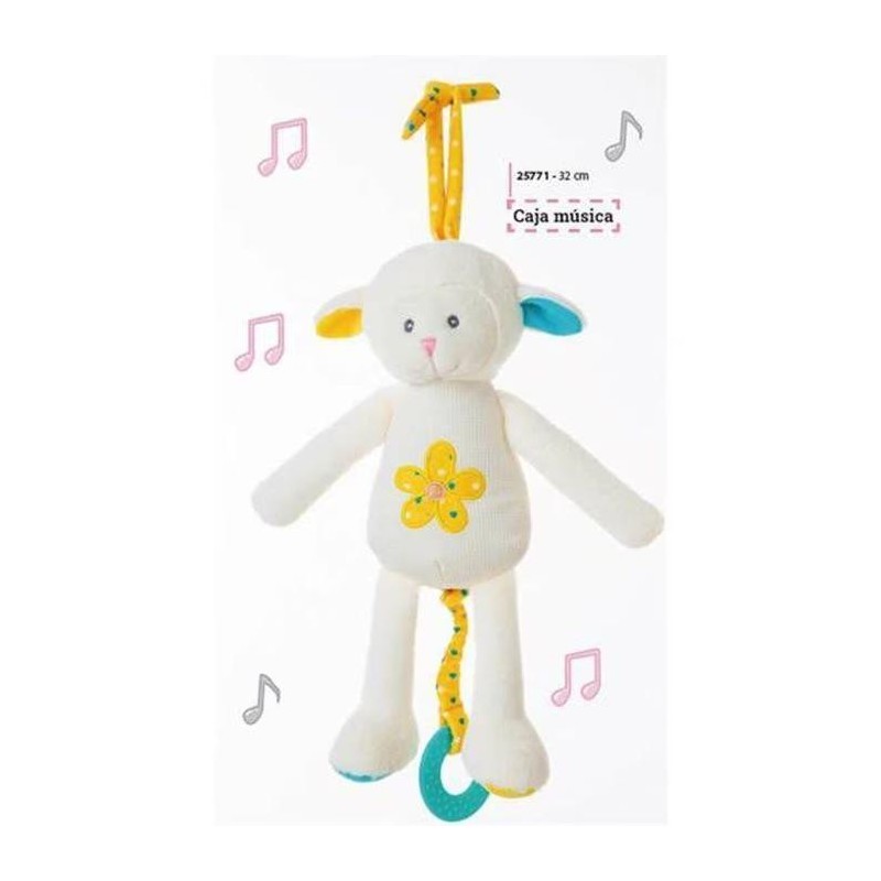Peluche Ovejita caja musica 32 cm