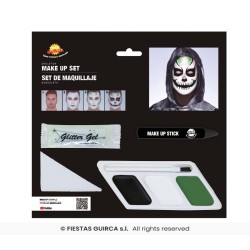 SET MAQUILLAJE ESQUELETO 2