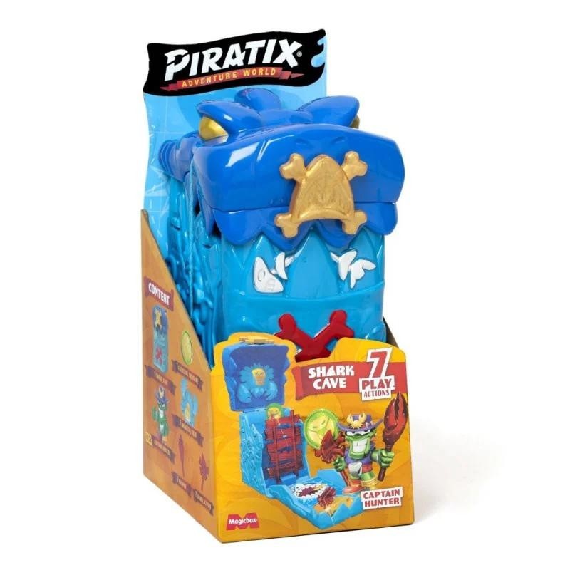 Piratix Secret Shark Cave con figura 